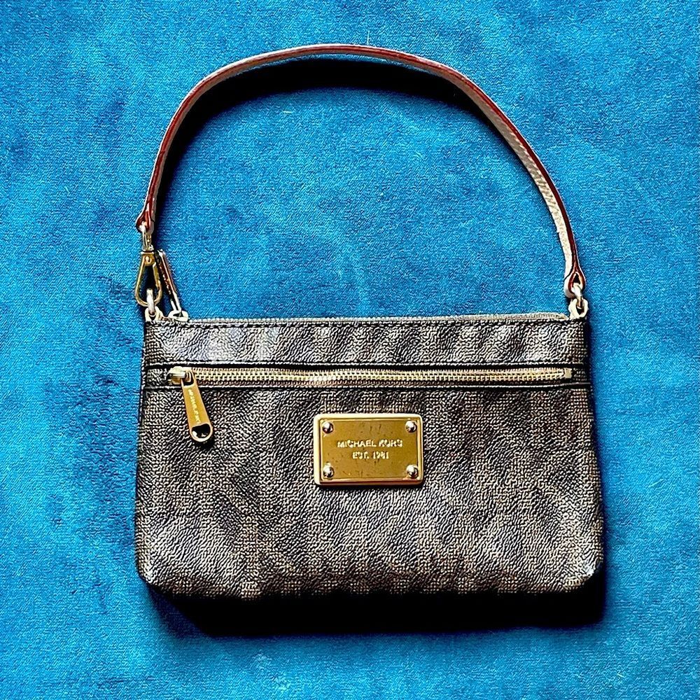 Michael Kors Monogram Wristlet